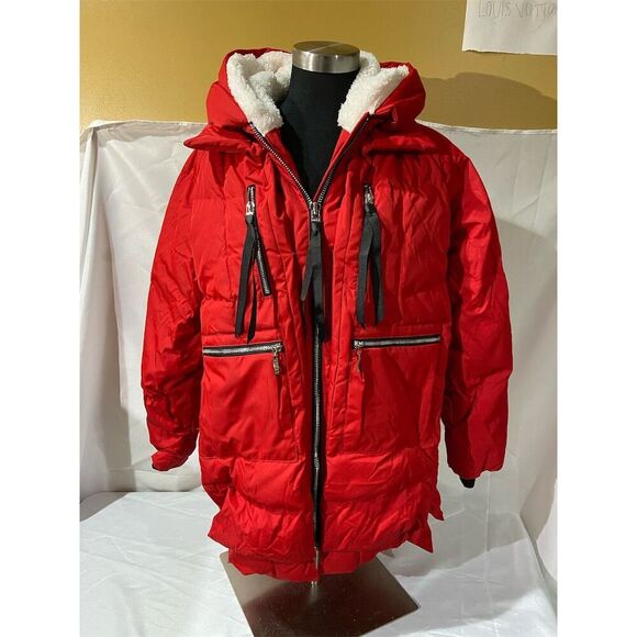 Orolay Jackets & Blazers - Orolay Down Women's Red Hooded Puffer Down Coat Size Small
